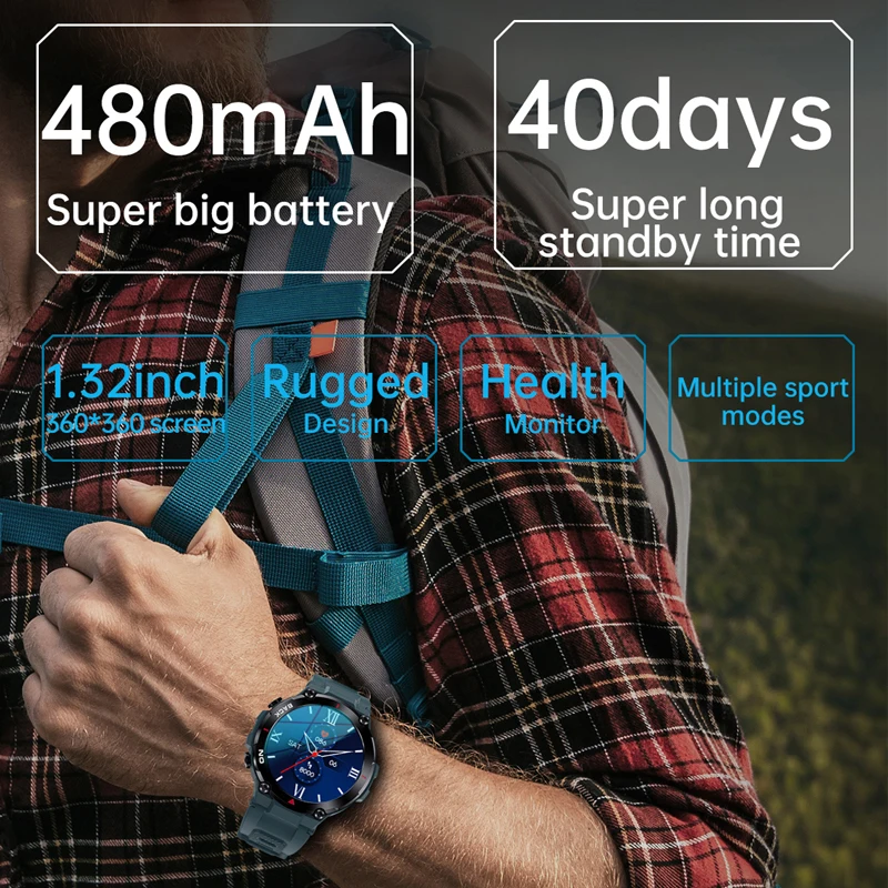  K37 GPS Ʈ ġ  ɹڼ ,   IP68 , ߿ Ÿ̸   Ʈġ, 480mAh