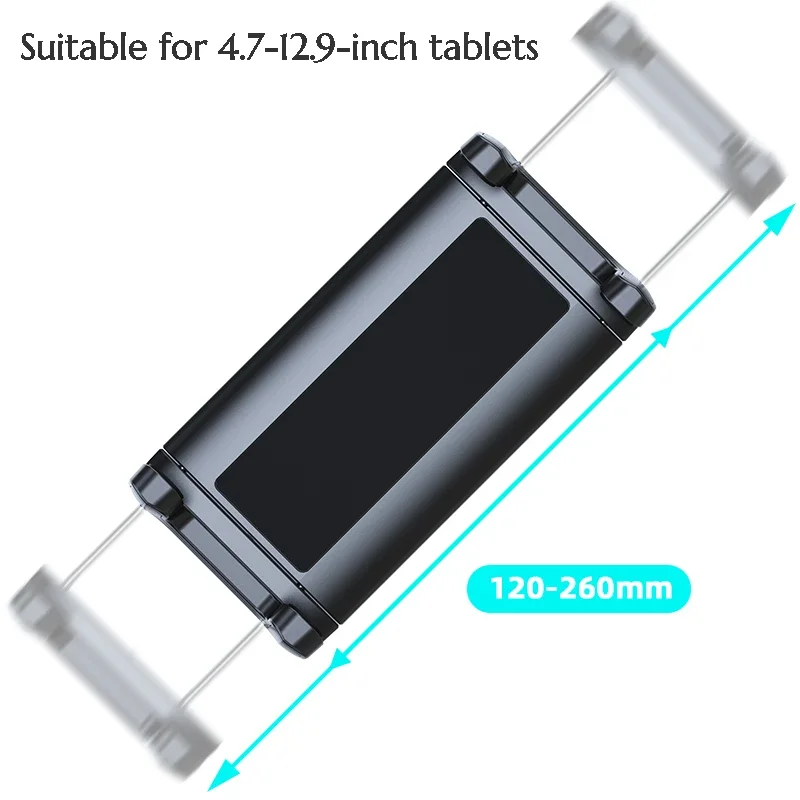 Car Tablet Support, Adjustable Tablet Holder for Cars, Backseat Tablet Clamp, Road Trip Essentials, Fits 4.7-12.9" Device 3