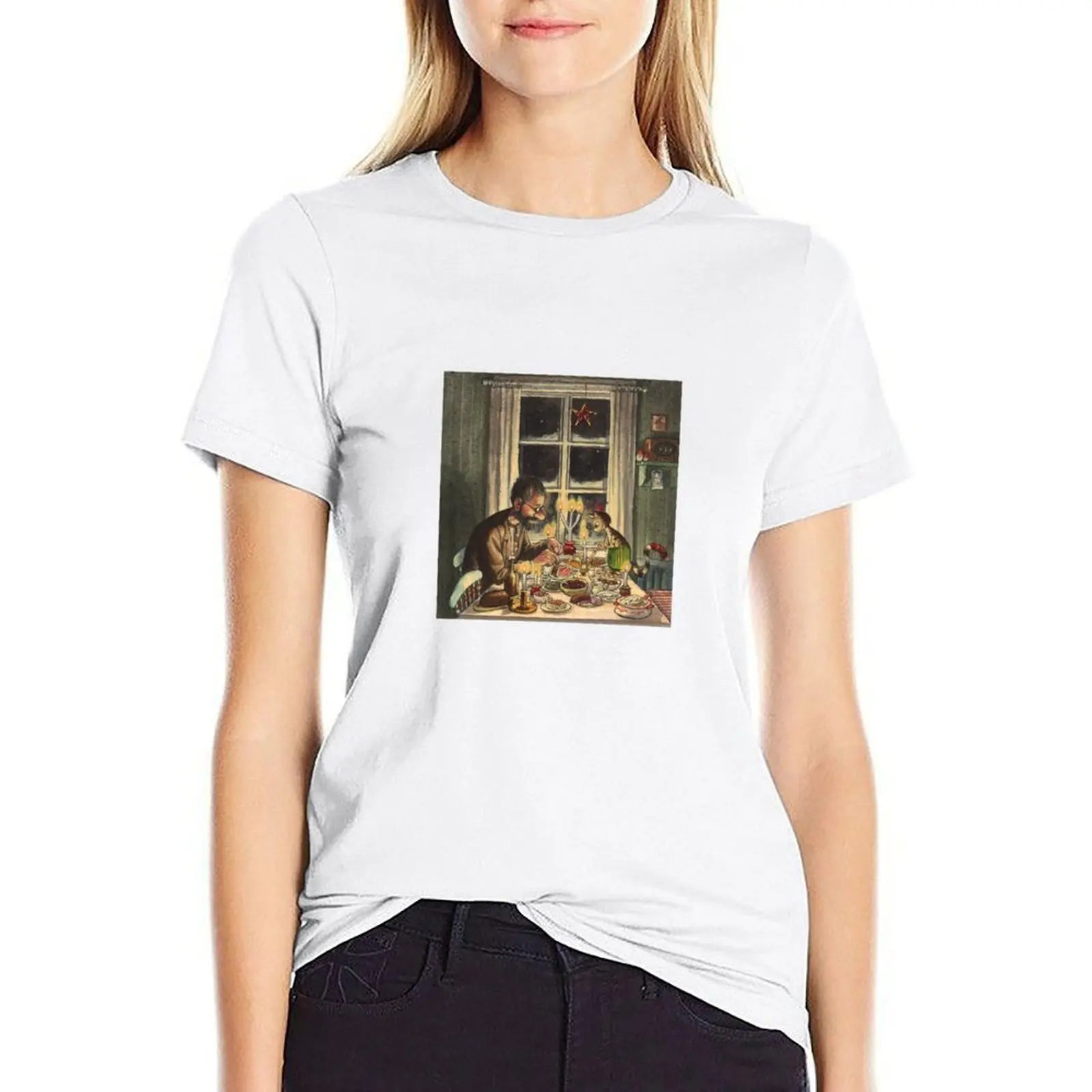Maglietta Pettson E Findus Abbigliamento Vintage Abbigliamento Donna Estate Donna