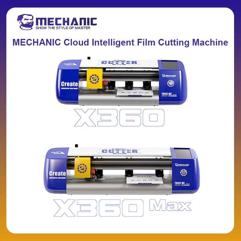MECHANIC 공식 X360 시리즈 클라우드 지능형 필름 커팅 머신, 휴대폰 ..