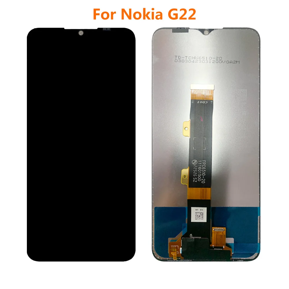 

6.5" Inch G 22 LCD For Nokia G22 LCD Display Touch Screen Digitizer Assembly Replacement Parts 100% Tested