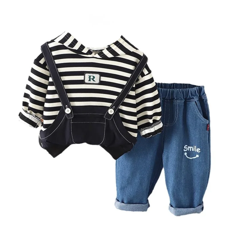 

New Spring Autumn Fashion Baby Girls Clothes Children Boys Casual Hooded T-Shirt Pants 2Pcs/Sets Toddler Costume Kids Tracksuits
