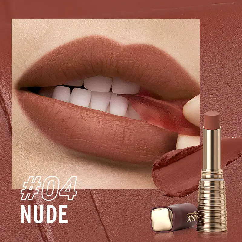 IMAGIC Lipstick Matte Long Lasting  No-stick Lipstick Waterproof Makeup Lip Stick Smudge-free Classic Highly Pigmented Lip Tint - Image 13