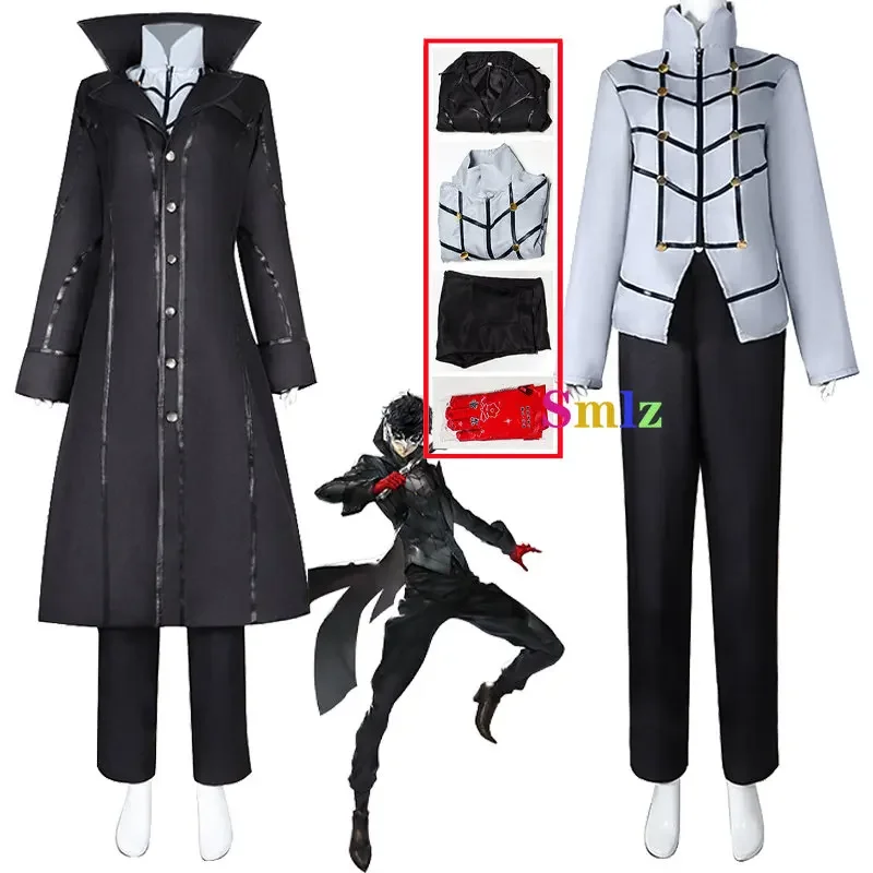 

Amemiya Ren косплей аниме Persona 5 косплей костюм Джокера Взрослый мужской наряд Униформа полный костюм Хэллоуин карнавальные костюмы для косплея
