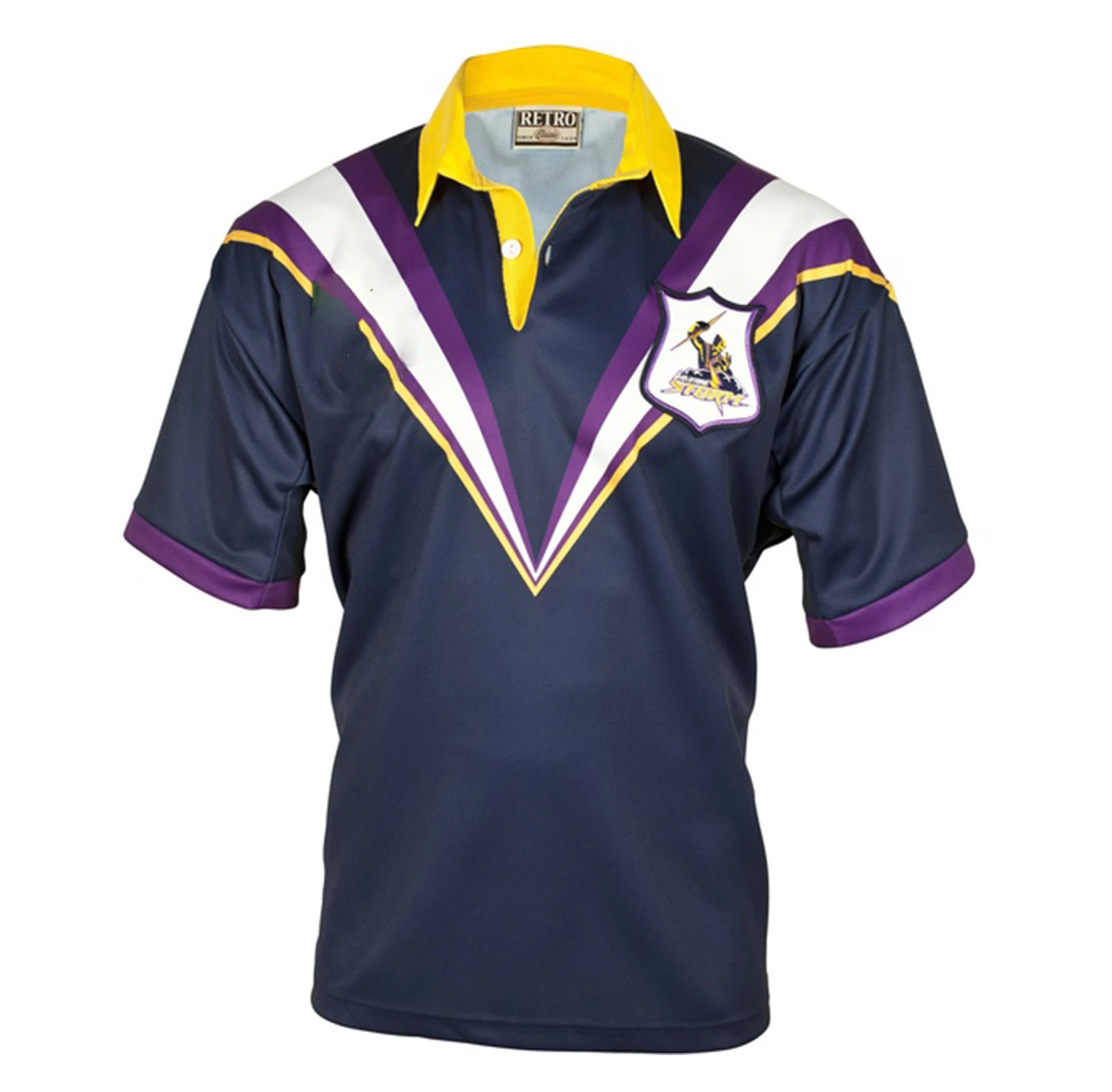 Melbourne Storm Rugby Jersey Melbourne Shirt Brands Retro Rugby Jerseys Sport Shirt