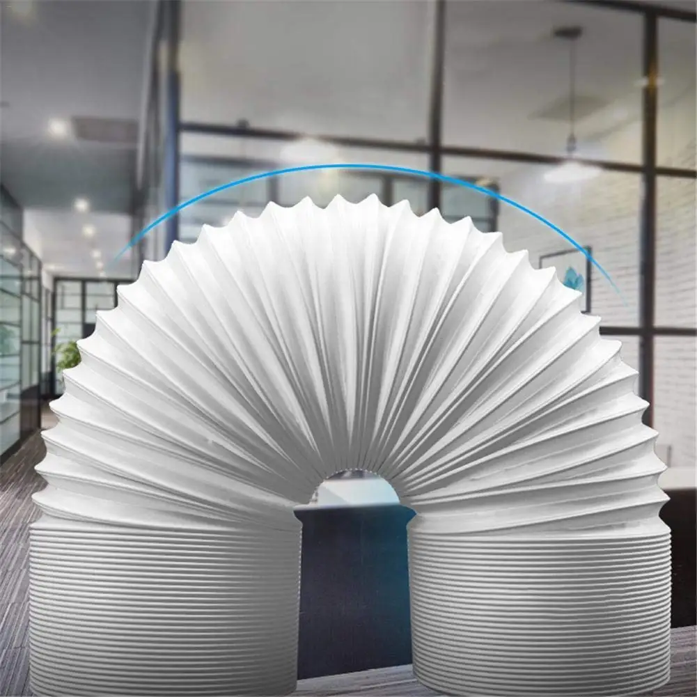 13cm / 15cm Diameter Flexible Air Conditioner Exhaust Pipe Duct Vent Outlet Pipe Portable Air Conditioner Outlet aluminum foil ventilation pipe ventilation hose duct pipe connector