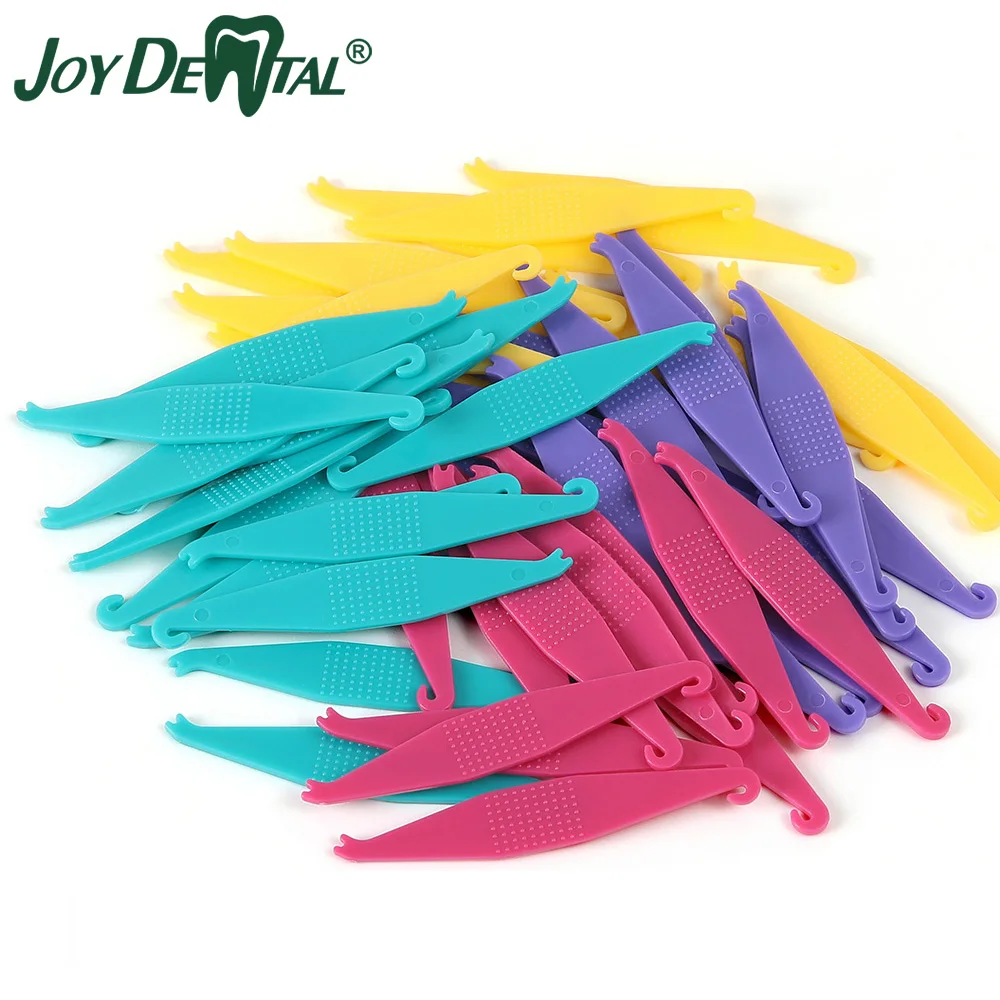 50pcs/bag Dental Orthodontics Rubber Band Placer For Orthodont Braces