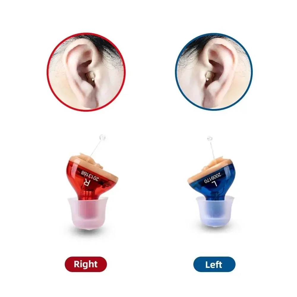Apparecchio Acustico Invisibile Disposivo Acustico Per L'orecchio Apparecchio Acustico CIC Mini Amplificatore Audio Apparecchi Acustici Amplificatore Acustico Per Anziani - Foto 13