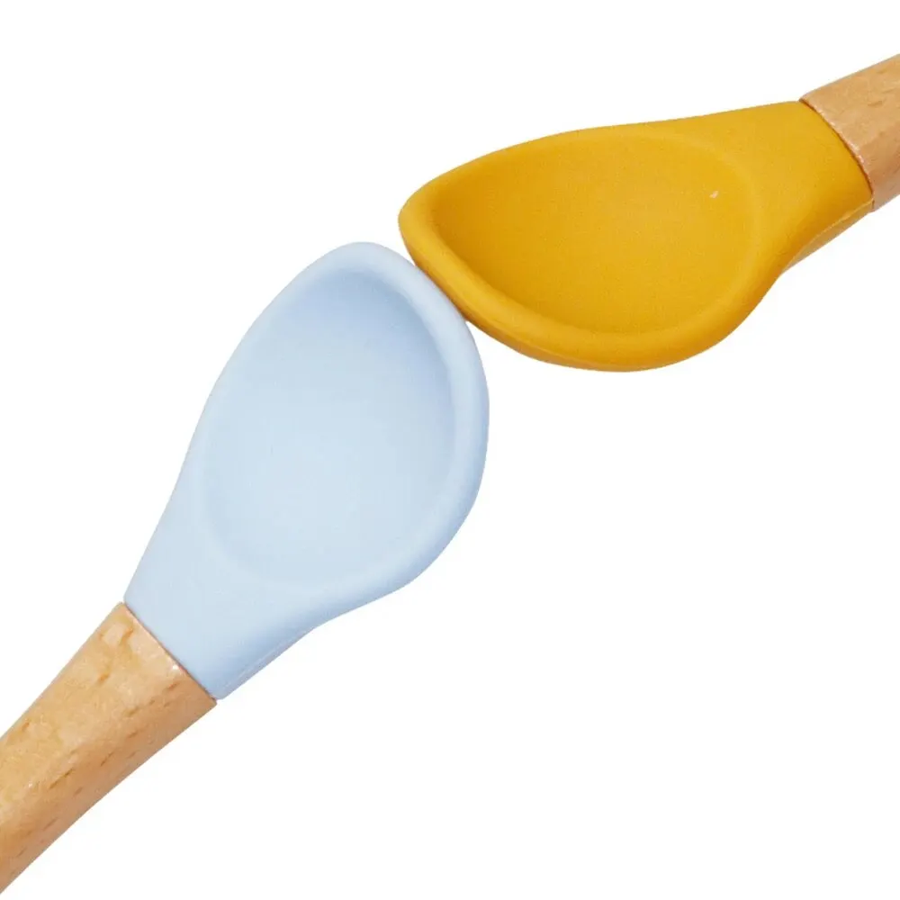 Food-grade Silicone Baby Products Baby Eating Spoon Training Water Spoon Children's Tableware Complementary Food Fork silicone feeding spoon,silicone cutlery set,learning spoons,fork spoon set,baby cutlery