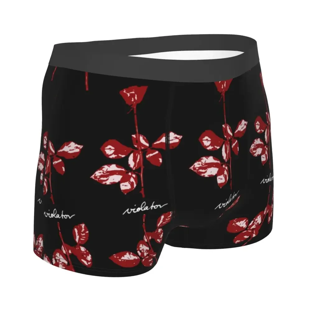 Male Fashion Depeches Cool Mode Underwear Music Boxer Briefs Breathable Shorts Panties Underpants
