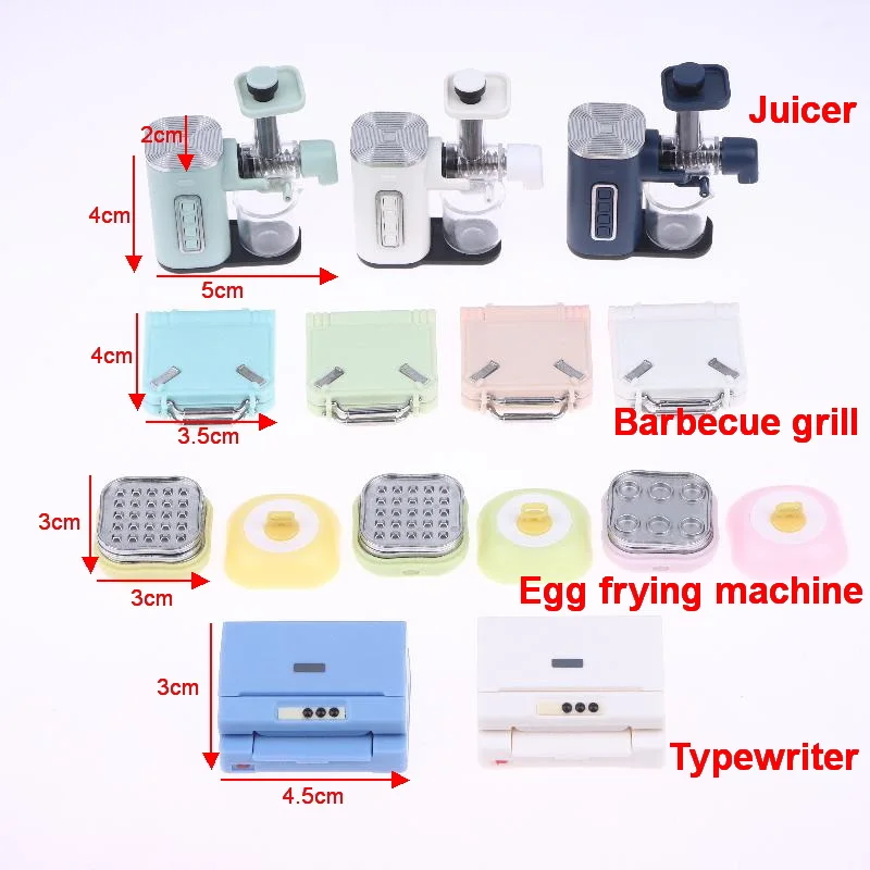 Dollhouse Miniature Kitchenware Dining Table Food Model and Kitchen Decoration Accessories description 19