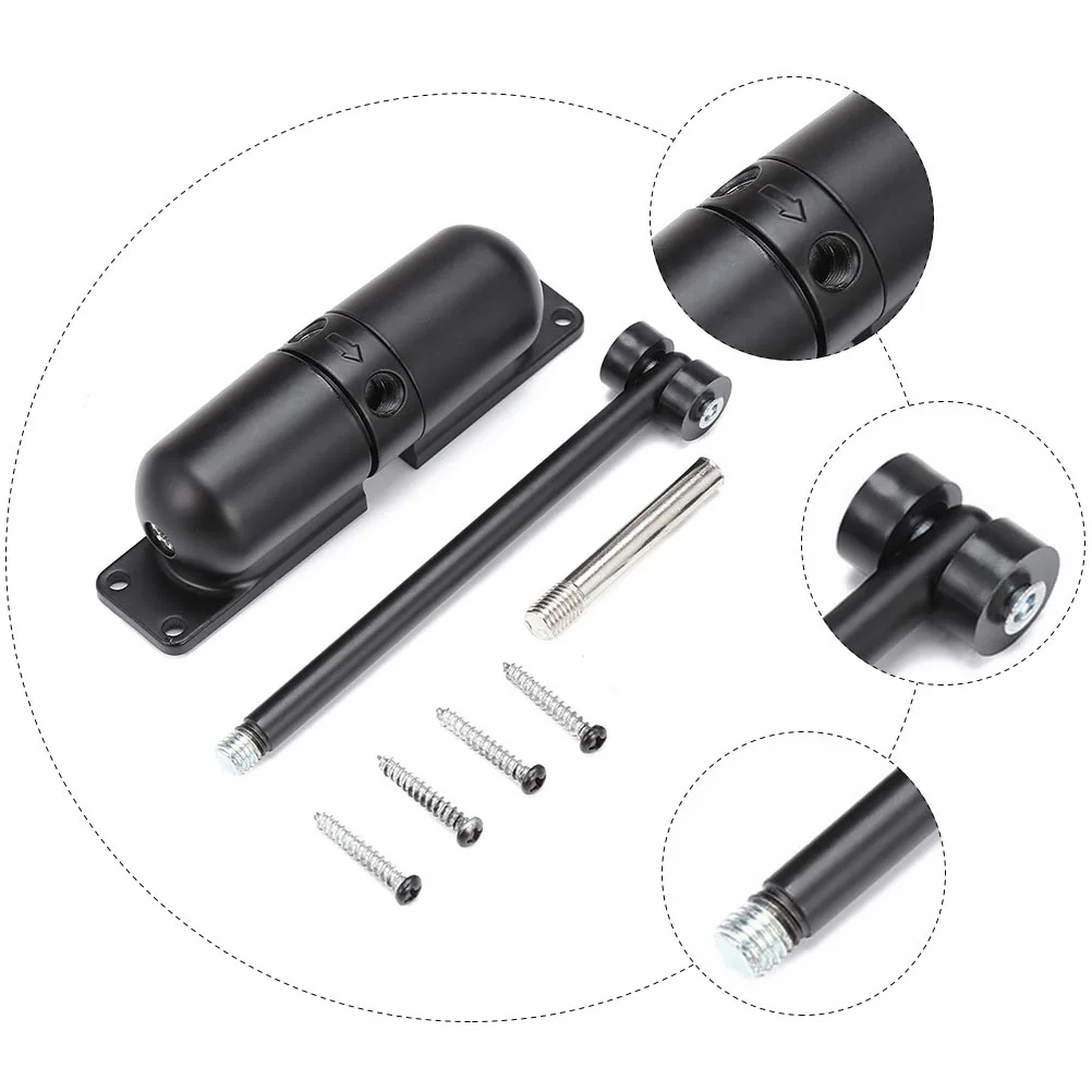 Adjustable Automatic Door Closer Silent Self Closing Screen Door Closers Hardware Closer Kits Iron Materials Strong