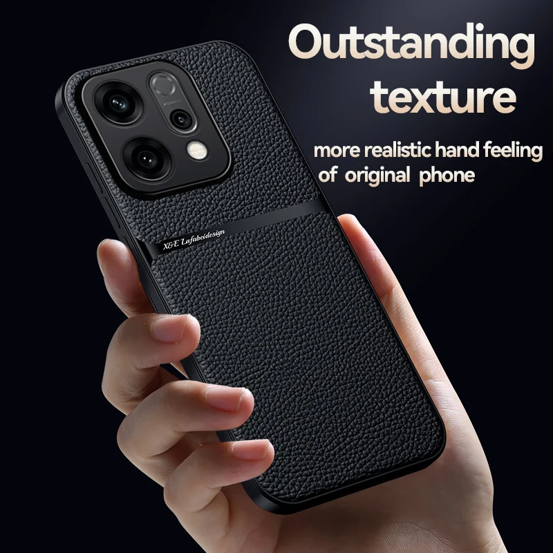Ultra-Thin Drop-Proof Phone Case with Magnetic PU Leather & TPU Edge and Camera Protection