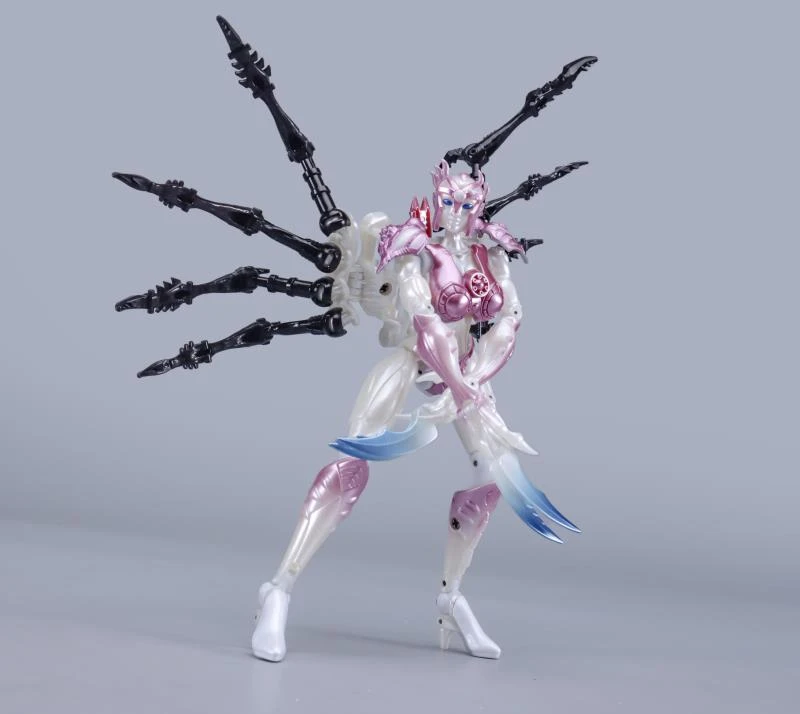 TA TransArt 장난감 BWM-08PW 핑크 메탈 비스트 워 BW 스파이더 액션 피규어, 소년 소녀 소장용 장난감, 재고 있음