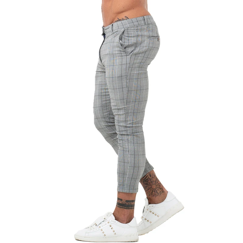 Pantalones Cortos Chinos Elásticos Con Frente Plano Y 5