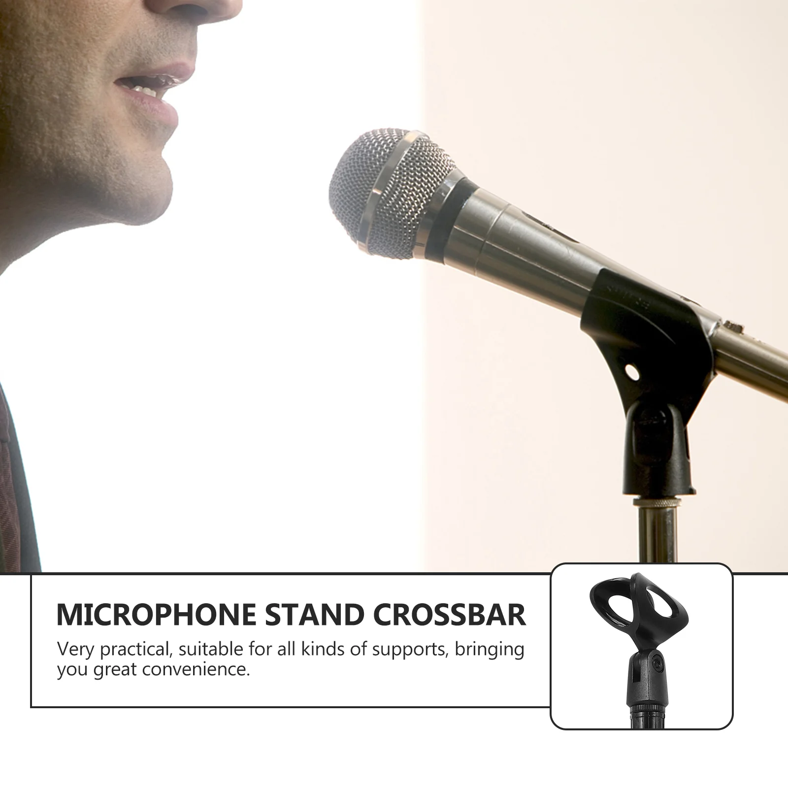 Microphone Stand Tilting Rotating Boom Arm with Clamp 360-Degree for Home Mobile Holder