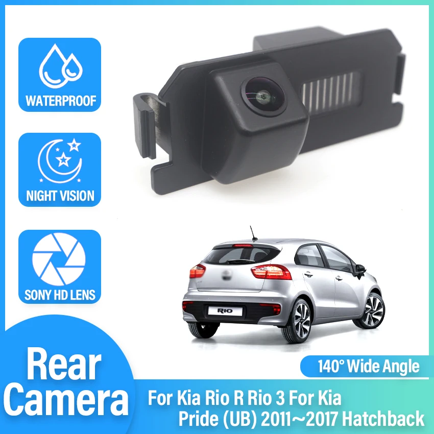 

CCD HD рыбий глаз камера заднего вида для Kia Rio R Rio 3 для Kia Pride (UB) 2011 ~ 2017 хэтчбек автомобильный монитор заднего хода для парковки
