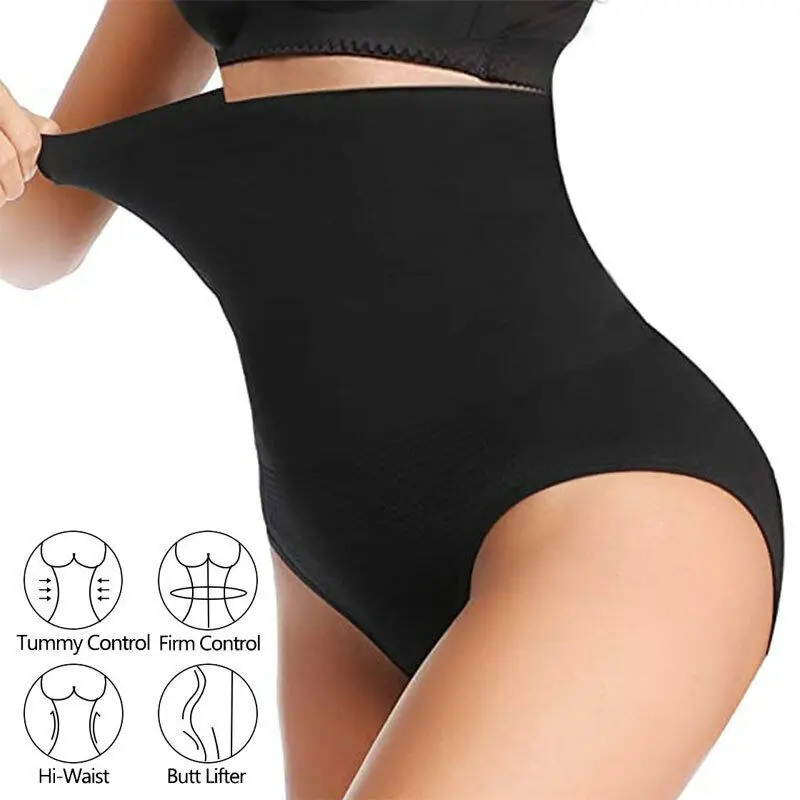 

Womens Magic Slimming Knickers Briefs Firm Tummy Control High Waist Underwear UK