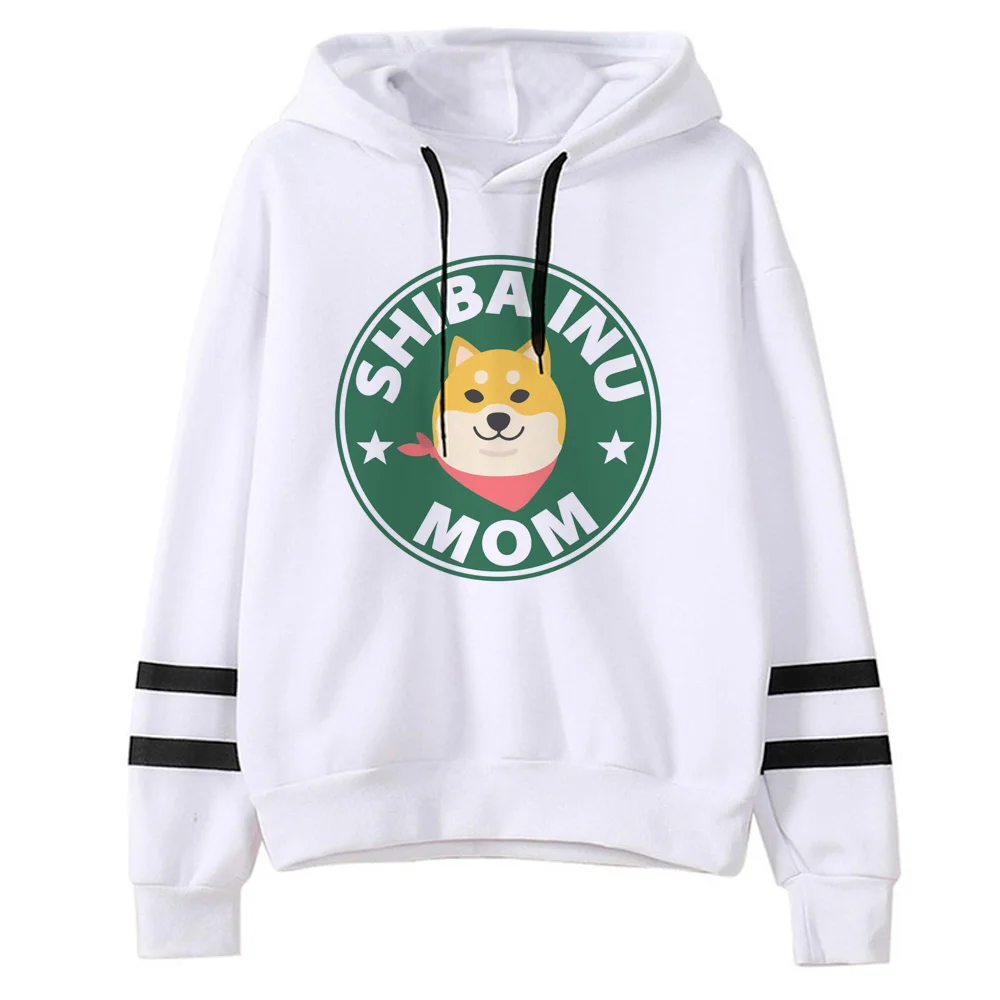 

Shiba Inu hoodies women graphic long sleeve top gothic pulls female Winter Hood