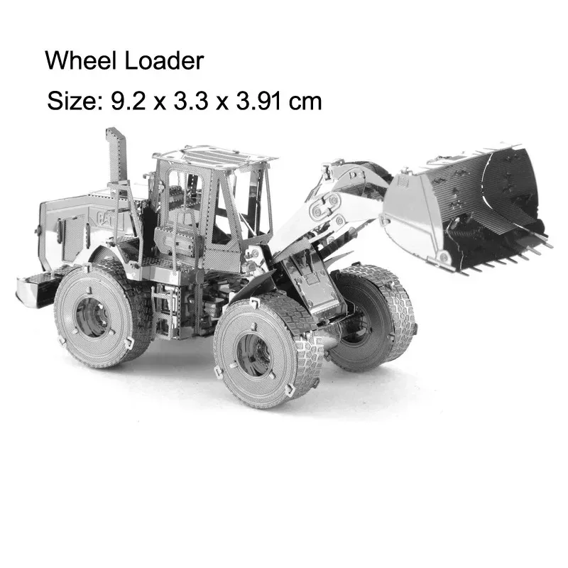 3D Metal Puzzle Mixer Truck Engineering Vehicle DIY Assembly Kit