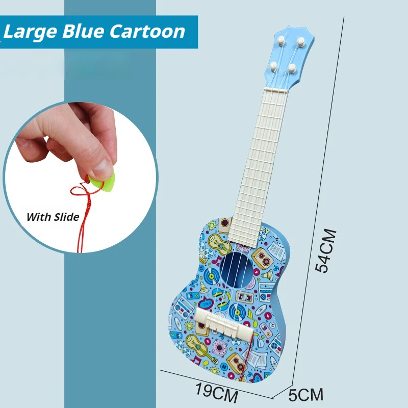 54cm Ukulele Children Guitar Toy Be Used To Play Elementary Instruments With Simulating Yukrili Music Toys Boys Girls Gifts 5
