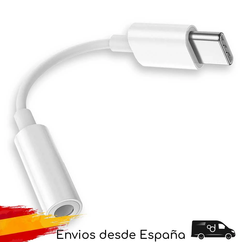 Adaptador de Conector USB Tipo C Macho a 3.5mm TRRS OMTP Hembra Blanco Mini Cable Conversor Audio Sonido Estéreo|Transformadores y adaptadores de teléfonos| - AliExpress