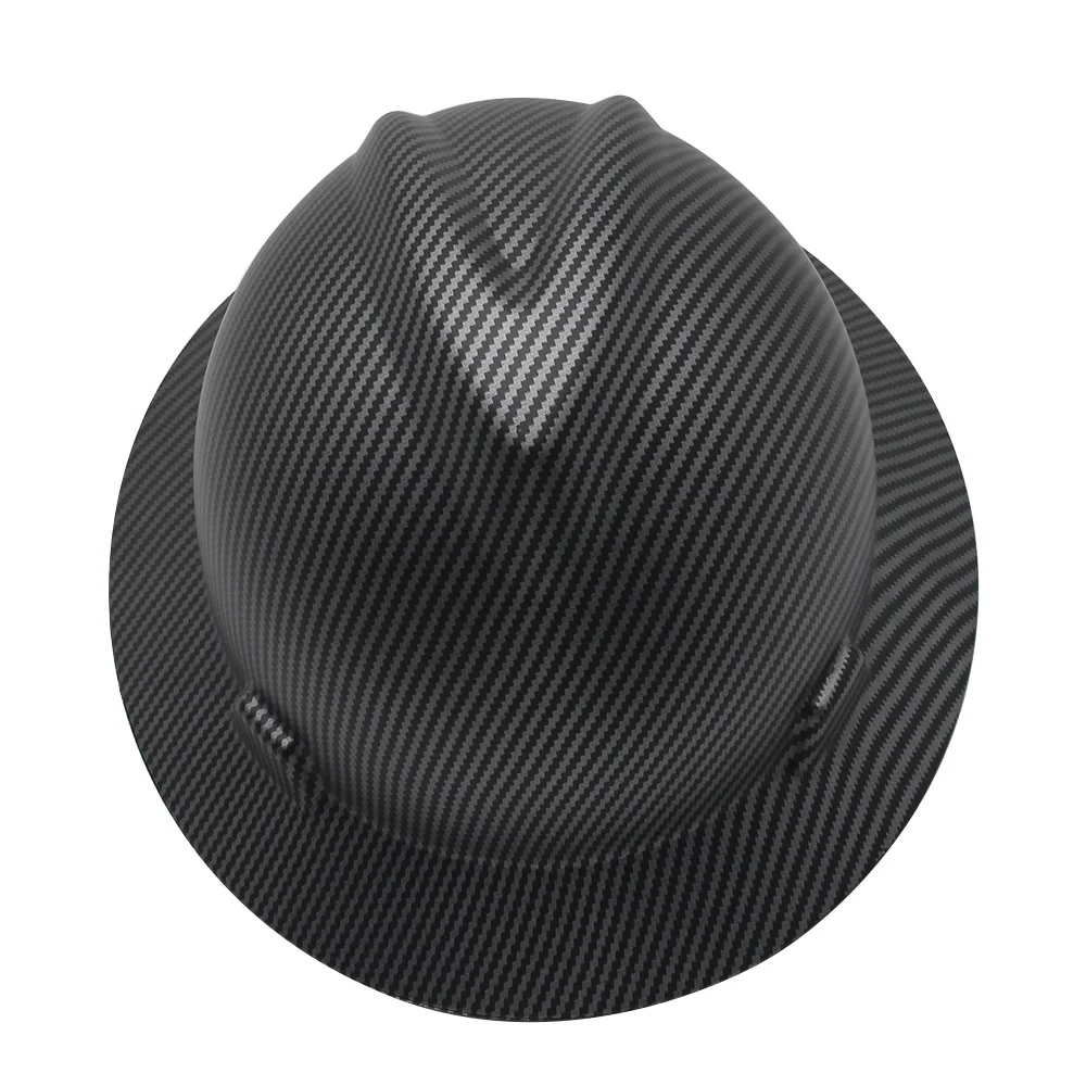 Safety Helmet Tactical Helmet Garden Trimmer Helmet Safety Helmet Full Brim Hard Hat Carbon Fiber Construction Work Cap Lightweight High Strength Railway ABS Protective Hard Hat