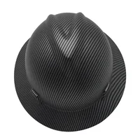 Carbon Fibre Full Brim Hard Hat