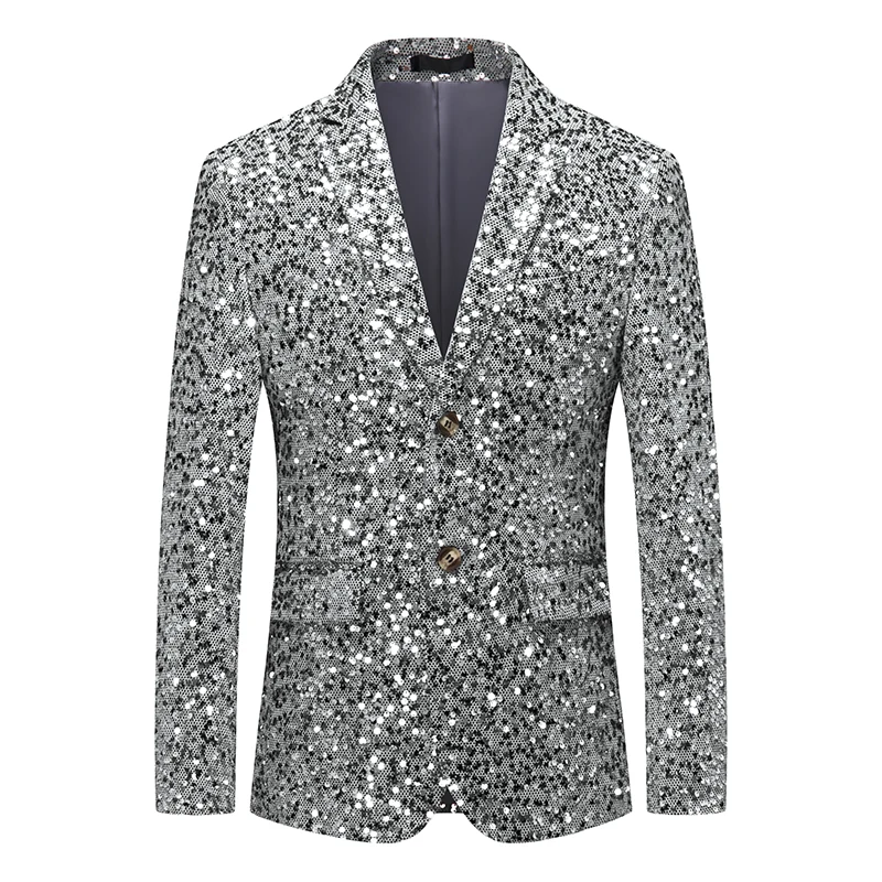 Men's business casual suit coat Blazer wedding fashion host party social suit large M-6XL