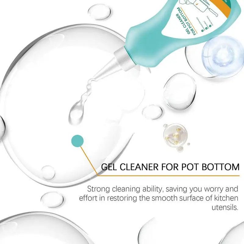 Magic Gel Cleaner For Pots And Pans Multifunctional Scale Cleaner Wash Pot Gel 150ml Effective Rust Remover Polishing
