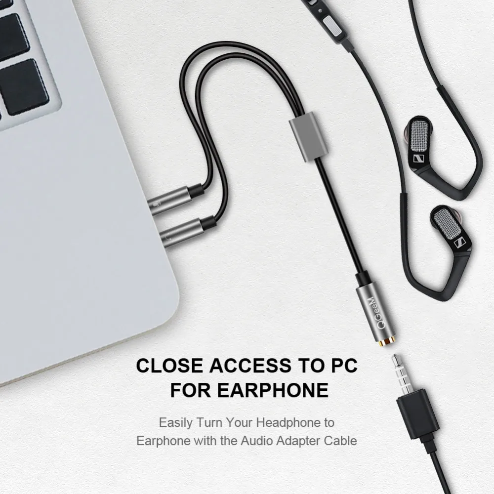 ǻ  QGeeM й  3.5mm  2  3.5mm ũ  Y й ̺ -PC  AUX ̺
