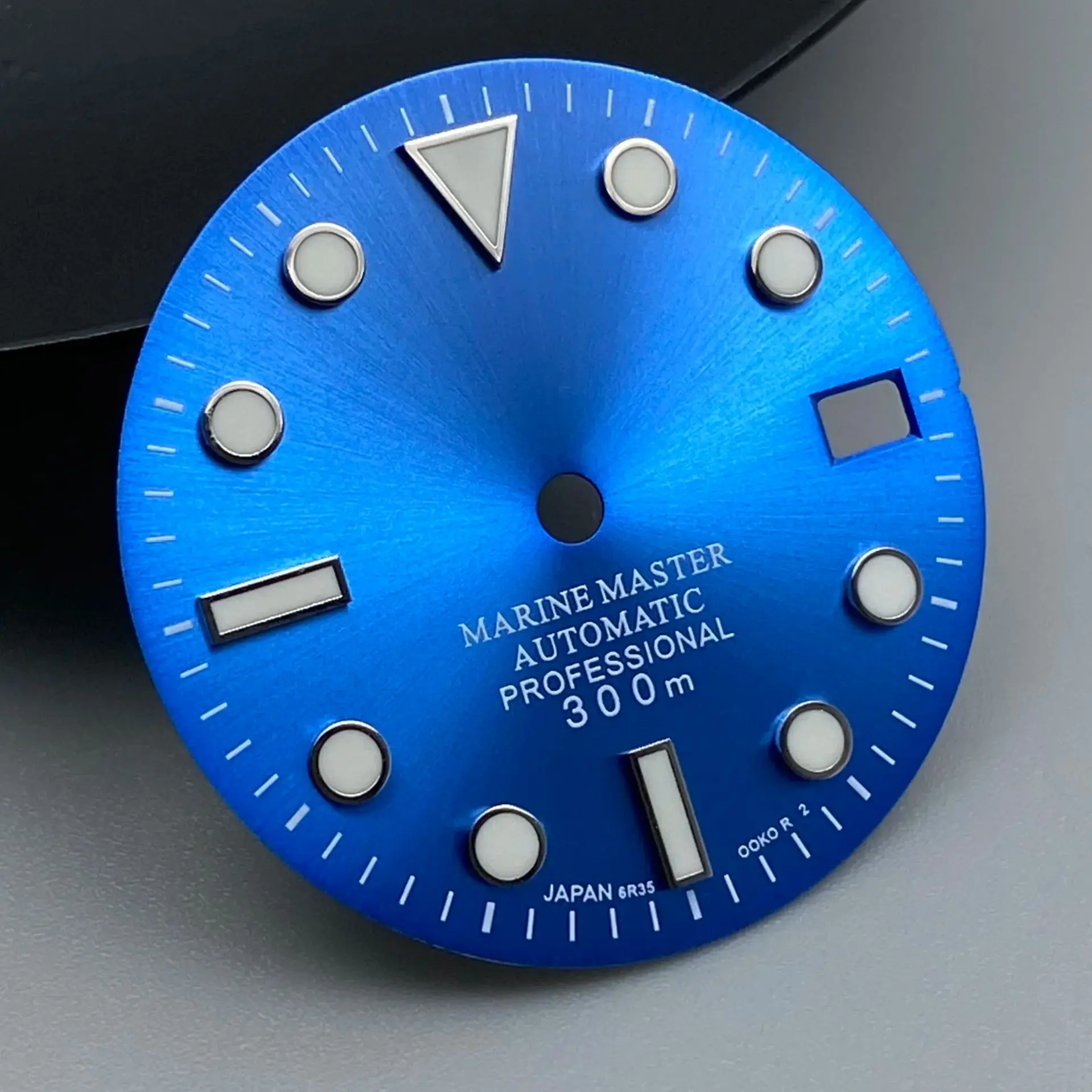 Green Luminous Watch Hands Needles - 28.5mm Date Dial - No Logo - Watch Accessories