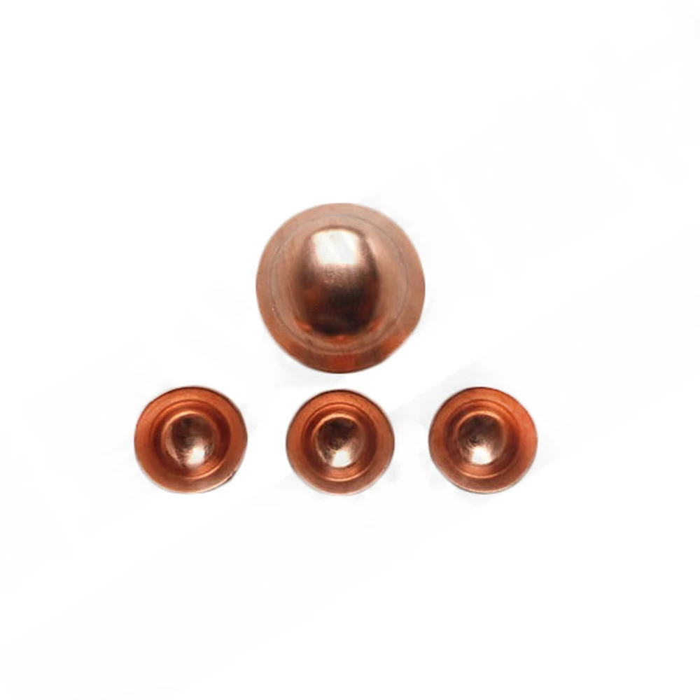 6 8 10 12 16 19 22mm Flare End Cap Copper Stopper End Feed Solder Pipe Fitting For Air Condition