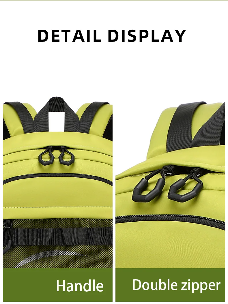 Neuer, geräumiger Reise-Rucksack für Damen, wasserdicht, modisch, mit Fächern für 15/17/20-Zoll-Laptops, ideal als Schulrucksack für Mädchen und als Herrenrucksack. – Detail 20
