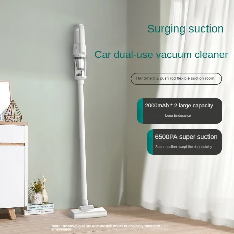 

6000Pa Car Vacuum Cleaner Wireless Vacuum Pump Cleaner Portable Strong Suction Car Vacuum Cleaner Office Home Car Accessories