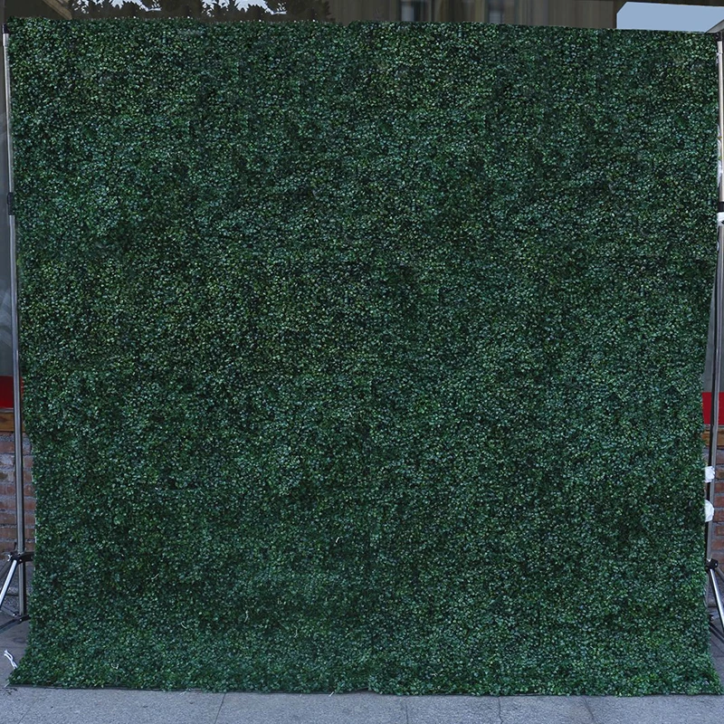 ורוד 5D ורוד שיפוע בד פרח וילון קיר חתונה רקע תפאורה בד מלבן דשא צמחים קיר מסיבה אביזרים