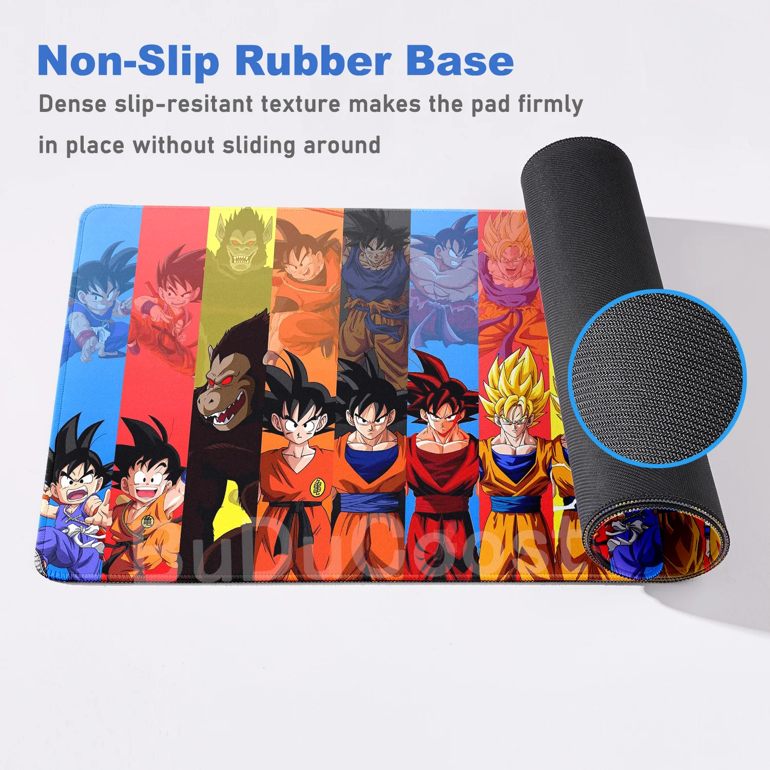HD Print Anime Goku D-Dragons Balls Mouse Pad 900x400mm Computer Gamer Lock Edge Desk Mats XXL Non-slip Carpet