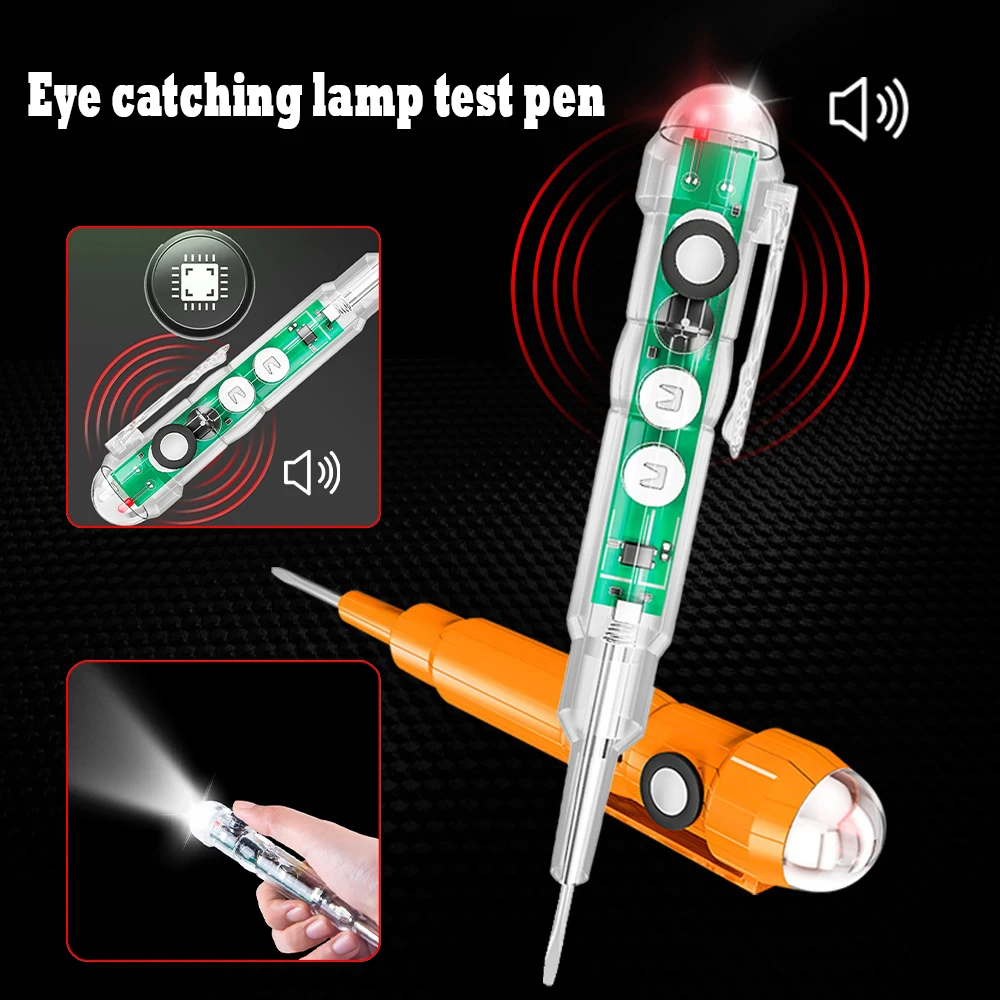 1/2pcs Intelligent Voltage Tester Pen 24250v Induction Power Detector