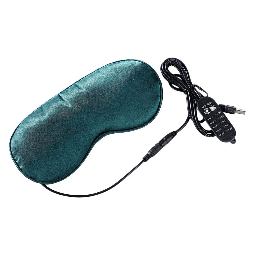 

USB Moxa Eye Mask Sleep Steam Blindfold Electric Warm Heated Temp Control Temperature