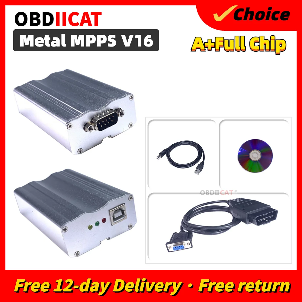 OBDIICAT Профессиональные автомобильные диагностические кабели и разъемы Mpps ЭБУ-сканер для настройки чипов поддерживает нес...