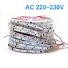 AC220V 230V 5M 600 LED Strip 2835 120LEDs/m Home Lamp Strip Red Ice Blue Green Yellow Pink Flexible And Cuttable Soft Lamp Bar