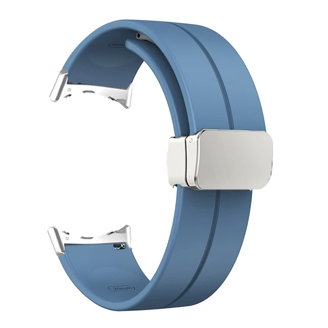 Silicone Magnetic Folding Buckle Sport Wristband Strap