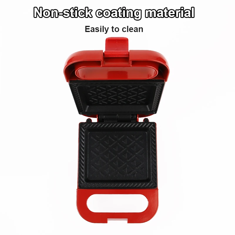 Bread Sandwich Maker Mini Light Food Muffin Breakfast Machine Eggs Omelette Baking Pan Pressure Toaster Grill Panini Oven Heater 5