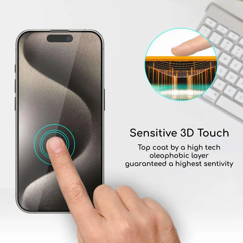 Clear Glass Film For iPhone 17 16 15 Pro Max Screen Protector For iPhone 11 12 13 14 15 Pro Tempered Glass IPhone13 Mini 16 Plus - Image 2
