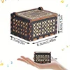 Wooden Music Box, Wooden Vintage Sculpture Hand Shake Music Box Mini Box, Birthday/Christmas/Valentine's Day Gift 3