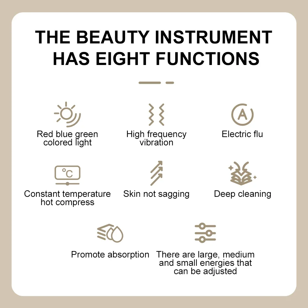Women's Skin Care Beauty Tool for Improving Neck And Face Contour Home Use Adjustable Frequency Vibration Device 2