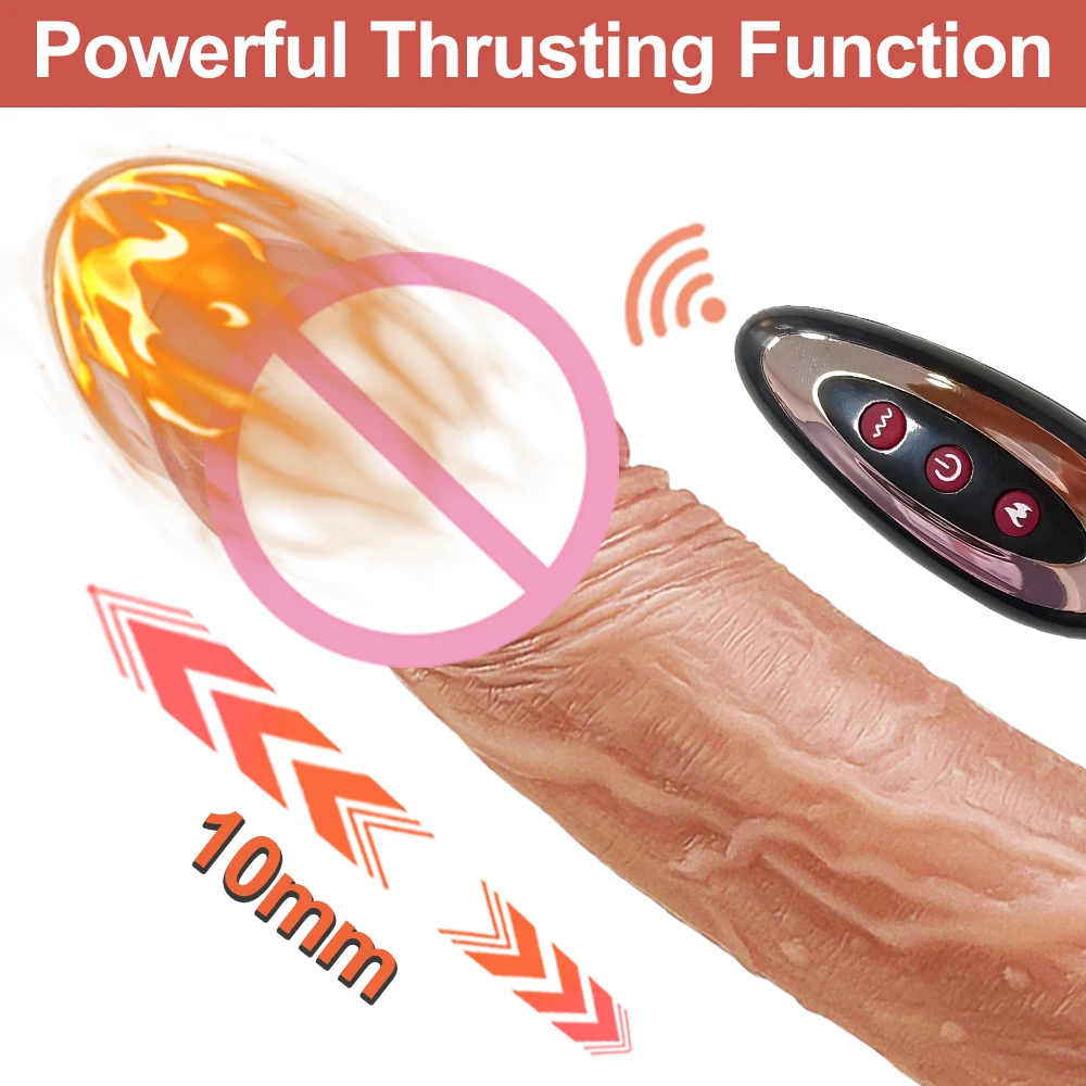 Remote Control Dildo for Woman Realistic Thrusting Dildos for G-Spot Anal Stimulation Sex Toys Realistic Fake Penis Vibrators sex toys