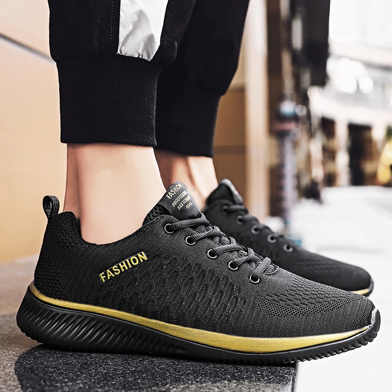 Fashion Men's Sneakers Lightweight Men Casual Shoes Breathable Jogging Sneakers Walking Shoes Tennis Non-slip Running Shoes 2024