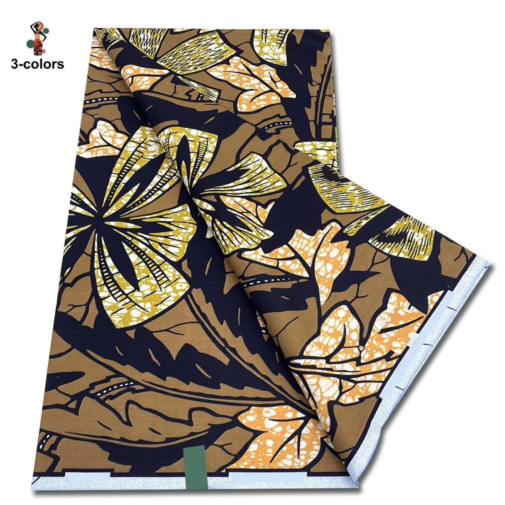Wholesale Super Good Quality African Ankara Wax Fabric New Fashion 100% Cotton Soft Tissu Women Pagne African Wax Prints 2