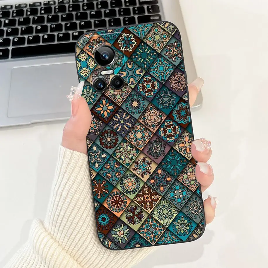 Floral Shockproof Silicone Matte Phone Case – Stylish & Protective TPU Cover